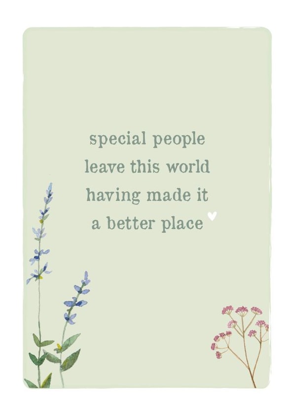 grief bereavement Sympathy Card 15202 created by Mad Philomena