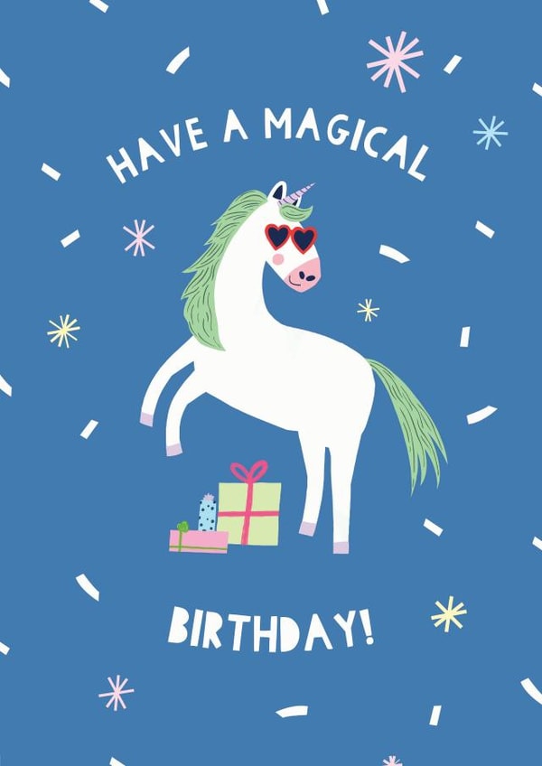 magic magical Birthday Card 10795 created by Zoe Spry