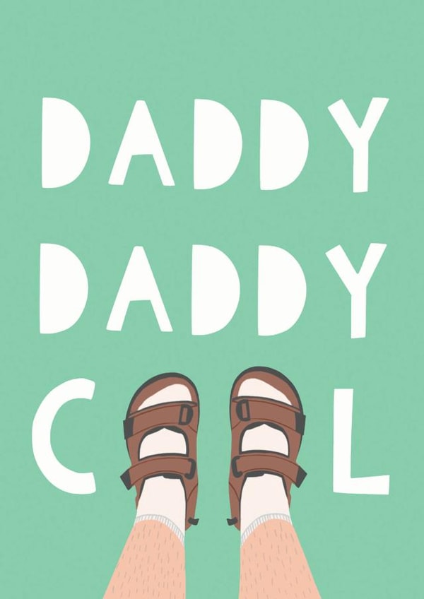 Socks & Sandals Father's Day card created by Zoe Spry