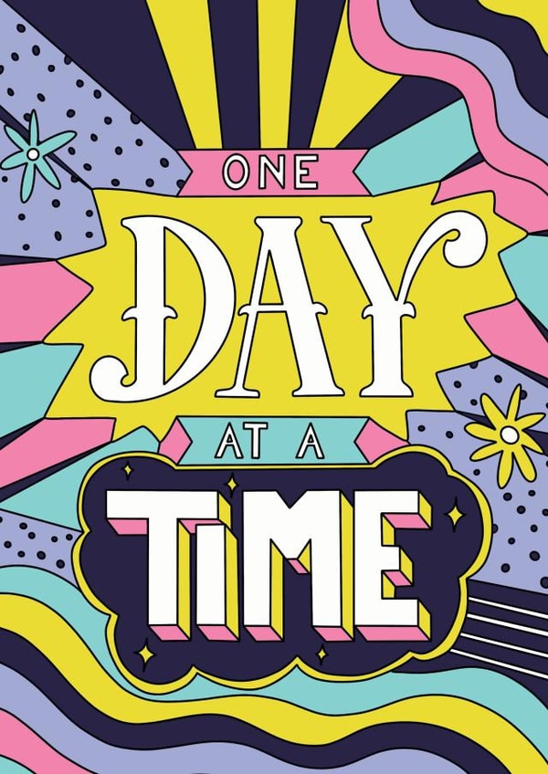 One day at a time created by Fab Bab