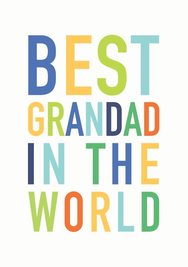 Best Grandad Father's Day Card created by Studio 9
