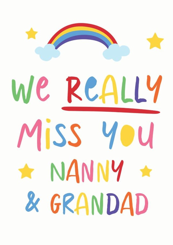 grandparents grandma Just because Card 4819 created by Hello Fridays Studio