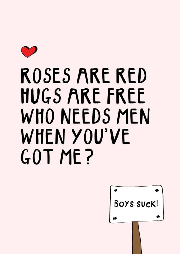 breakup cheer up Love & Friendship Card 9485 created by Hello Hatty