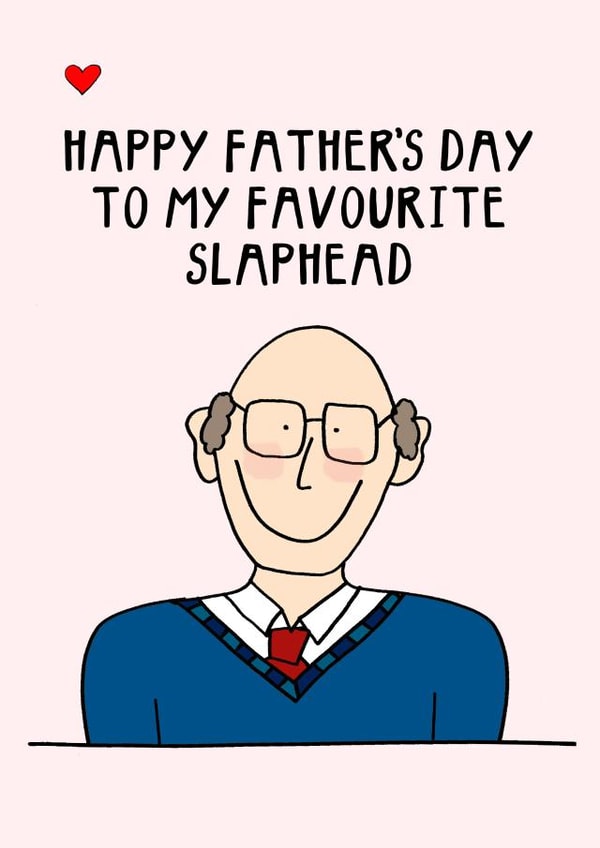 Favourite bald head Father's Day card created by Hello Hatty