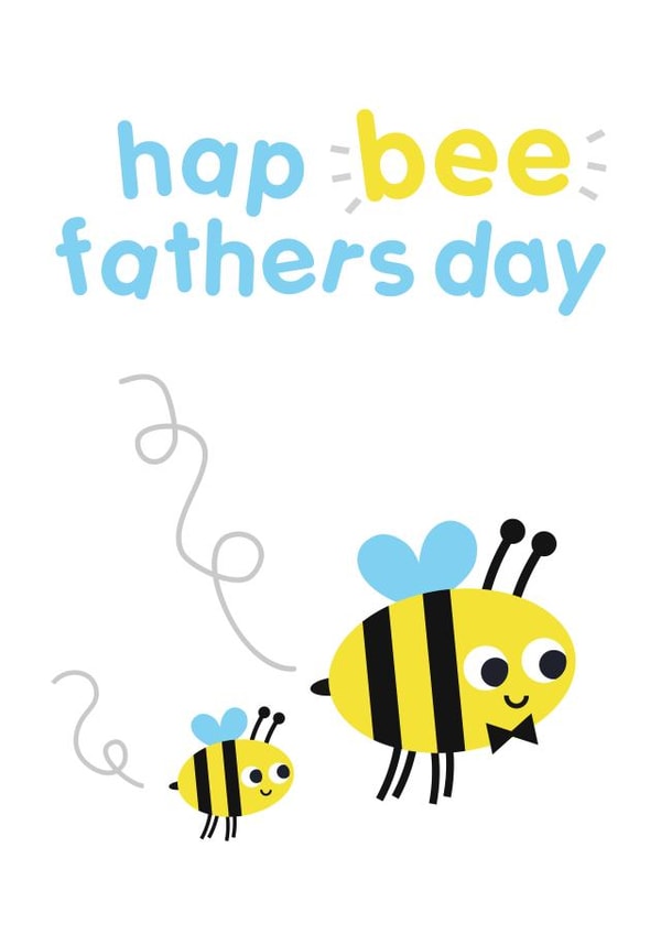 hapbee happy Father's Day Card 42836 created by scott  barker