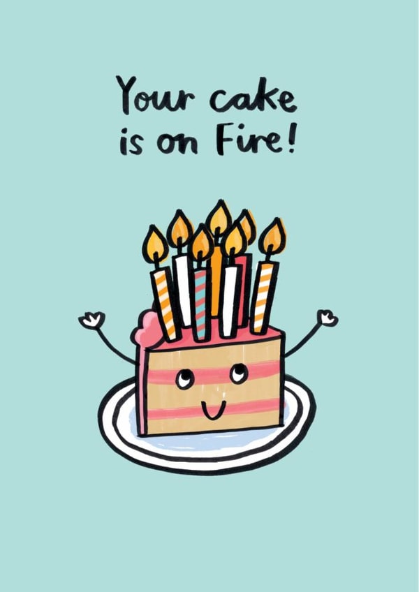 cake is Birthday Card 18298 created by Jenny Seddon