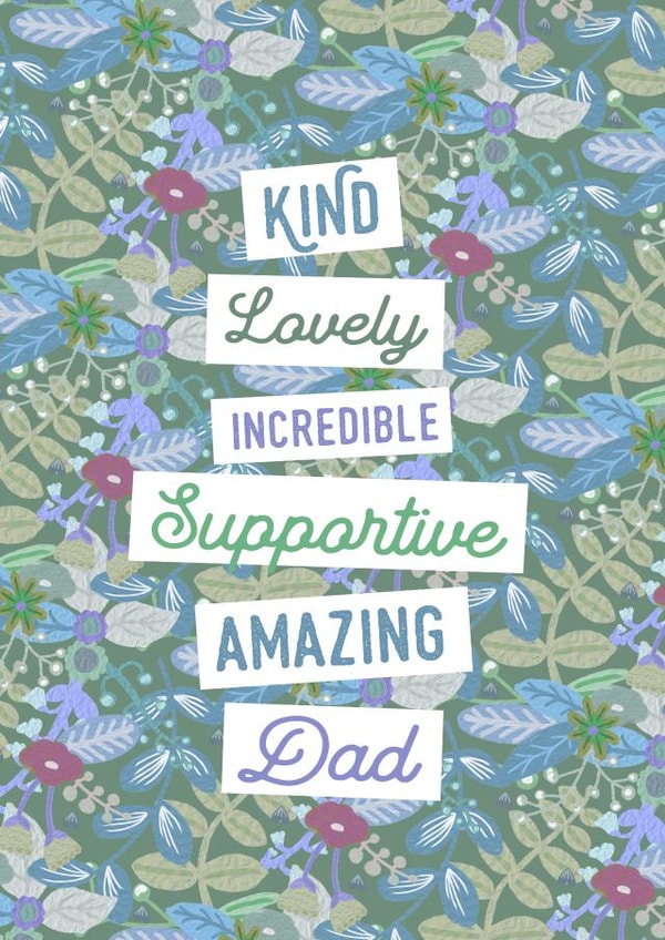 heartfelt dad Father's Day Card 25707 created by Shiv Makes Things