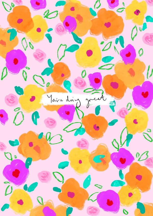 great floral Card 30253 created by Sophie Wade