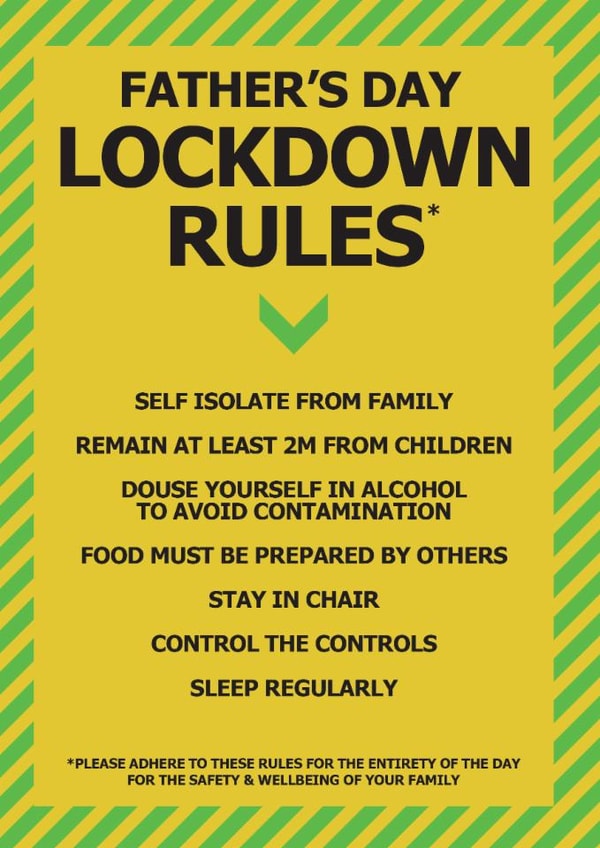 Father's Day Lockdown created by Peter De Wreede