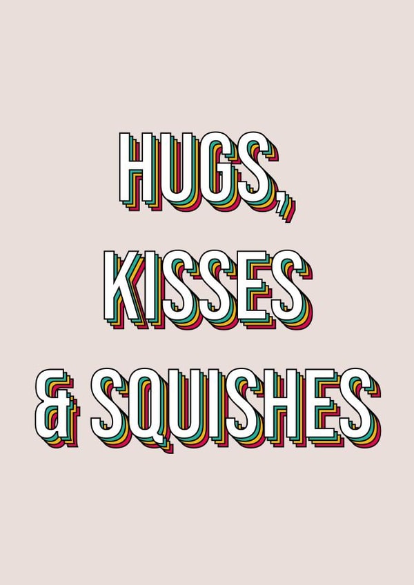 hugs kisses Love & Friendship Card 18286 created by Shannon