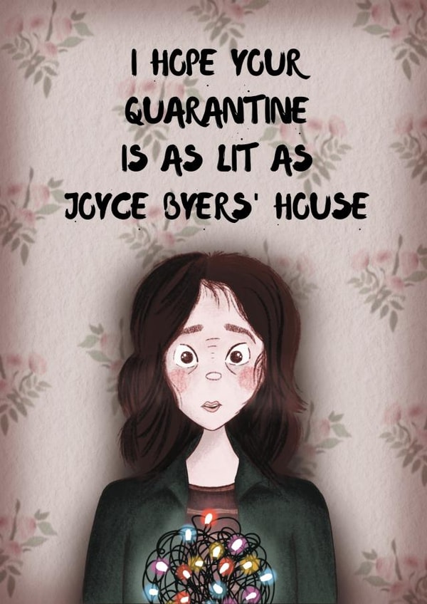 quarantine lockdown Birthday Card 42554 created by Michelle Robyn