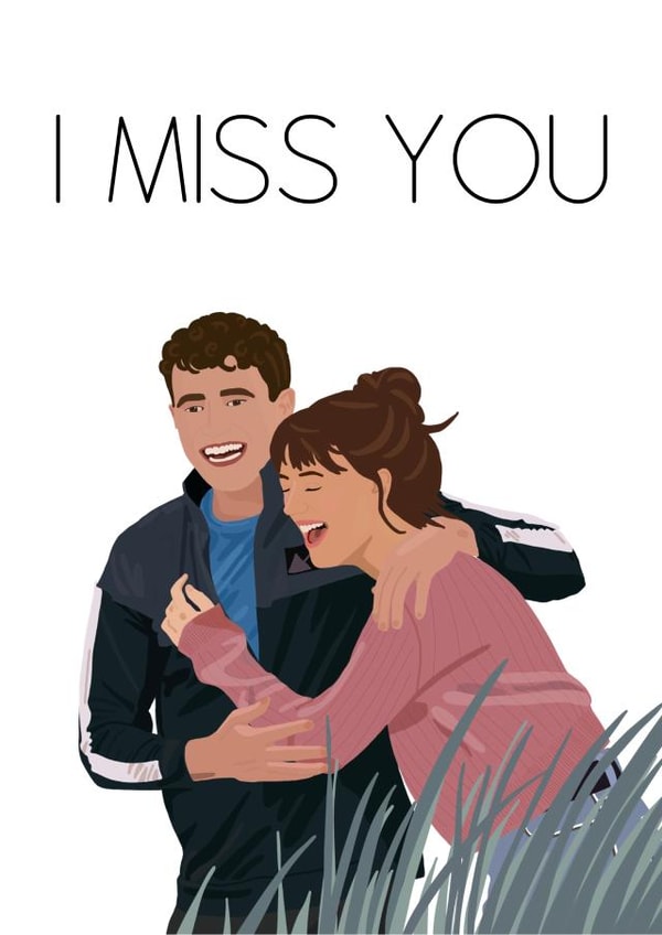 normal people boyfriend Love & Friendship Card 18402 created by Scribbled in Pink