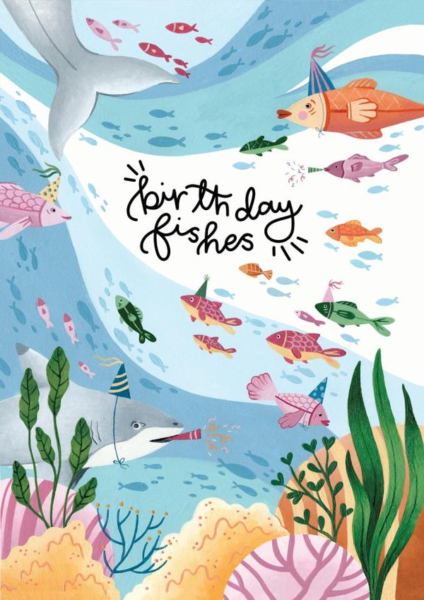 Birthday Fishes - Under the Sea Card created by Nyassa Hinde