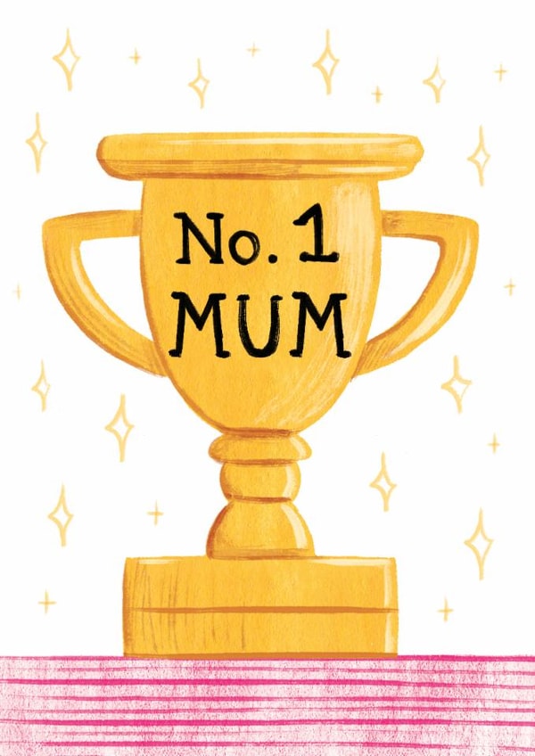 no. 1 mum best mum Mothers Day Card 1061 created by Bethany Christou