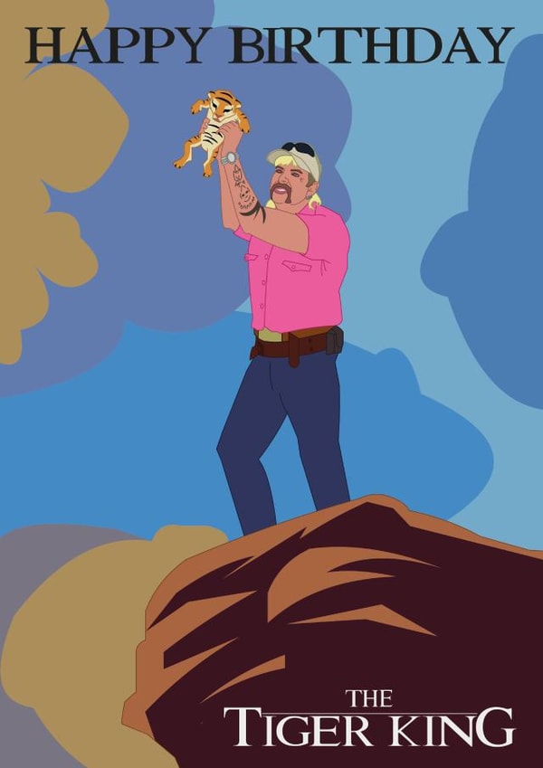 tiger king joe exotic Card 41599 created by Creative Colin