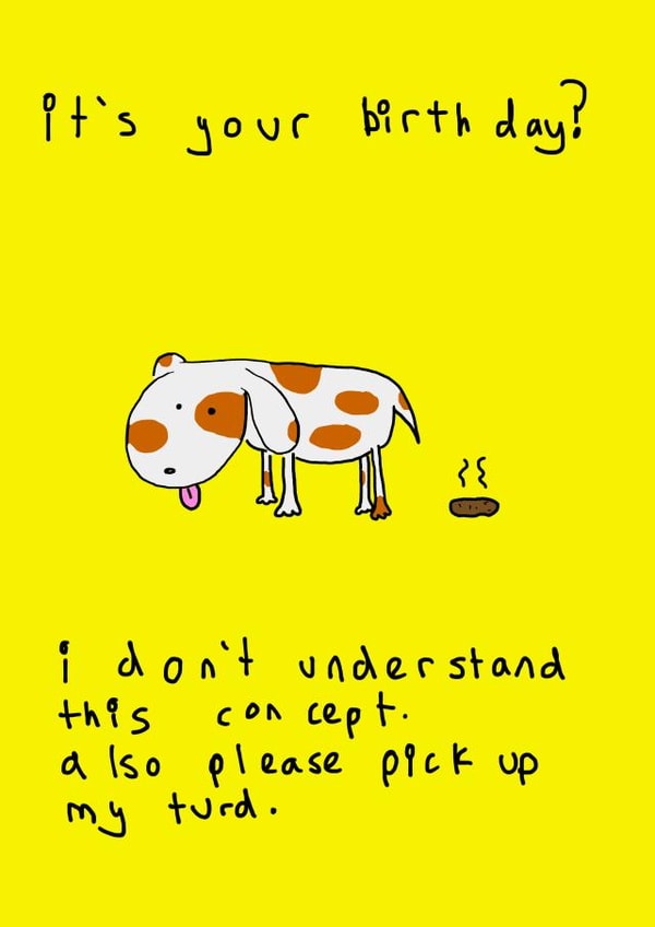 birthday rude Birthday Card 16900 created by Tiger Fluff