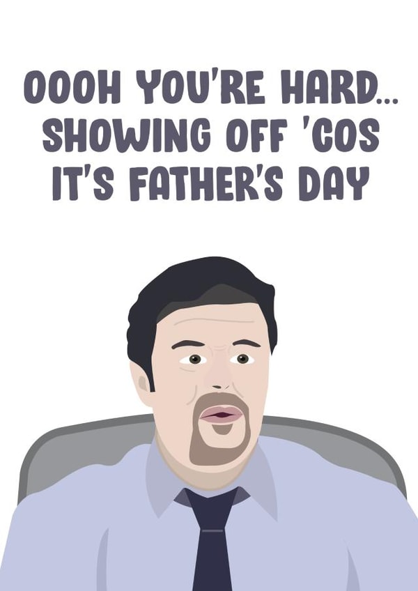 the office tv Father's Day Card 16849 created by James  Steer