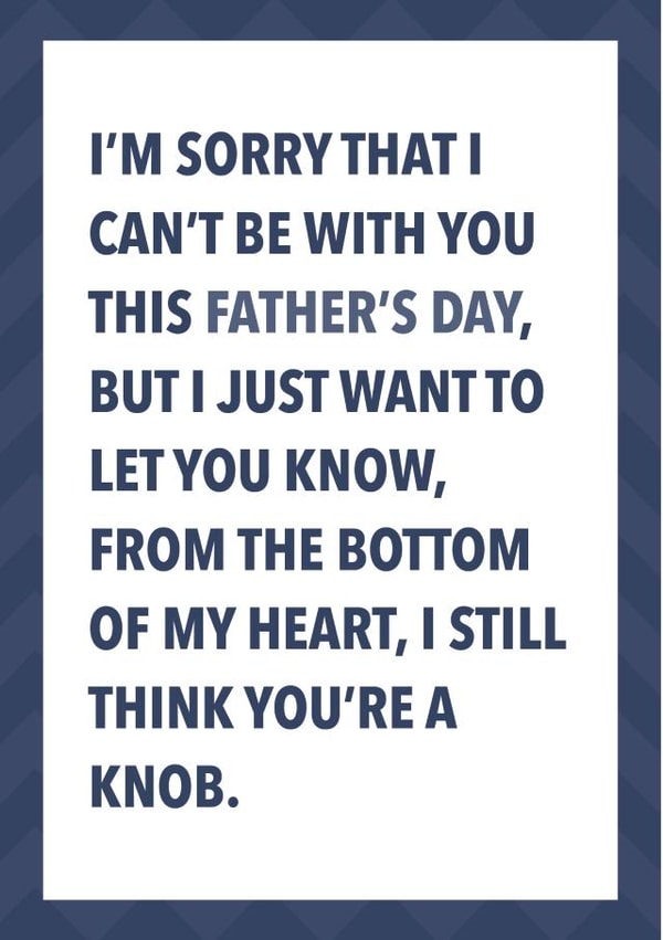 rude still Father's Day Card 13721 created by Winnie's Design