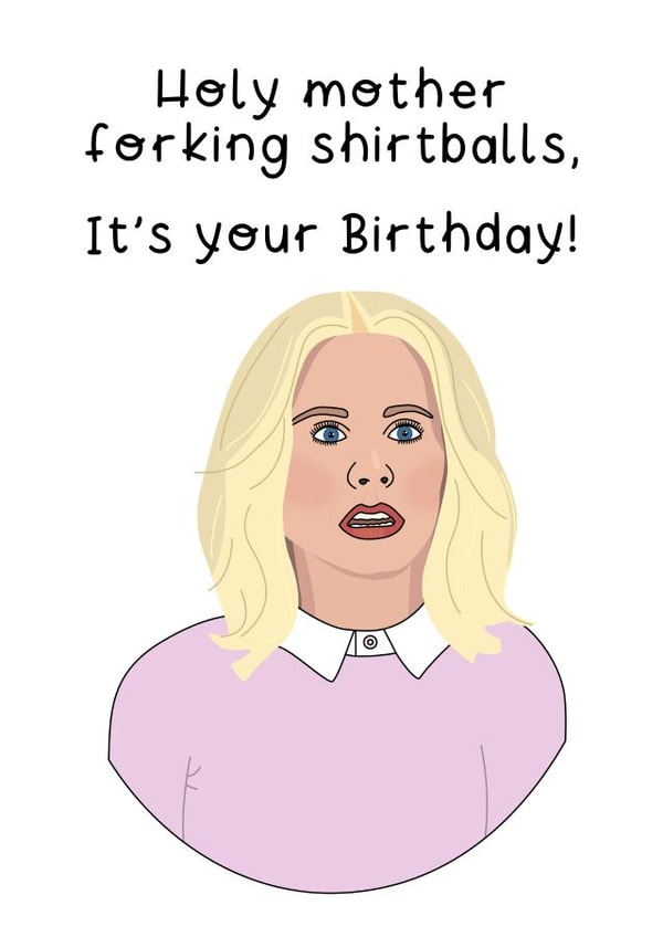 The good place eleanor shellstrop Birthday Card 15849 created by Helen Bicknell