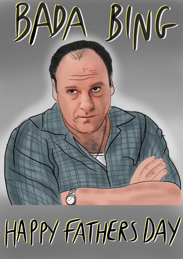 TONY SOPRANO FATHERS DAY CARD created by Stacie Charlton