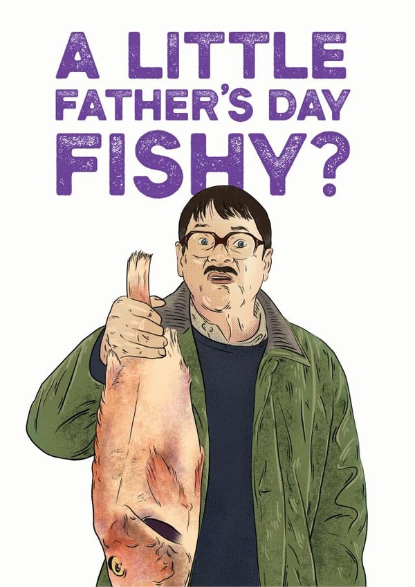 Jim Friday Night Dinner Father's Day card created by Picardso