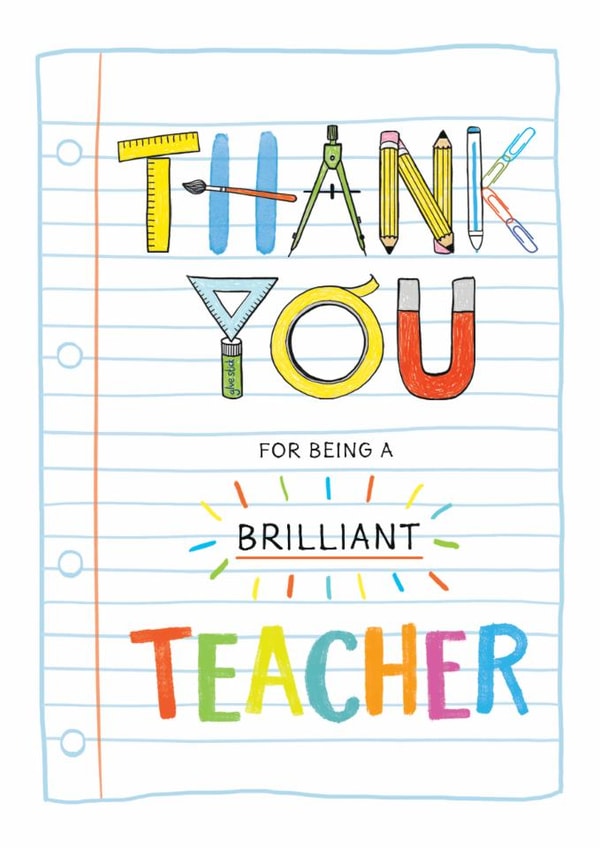 Thank you Brilliant Teacher created by Helen Thompson