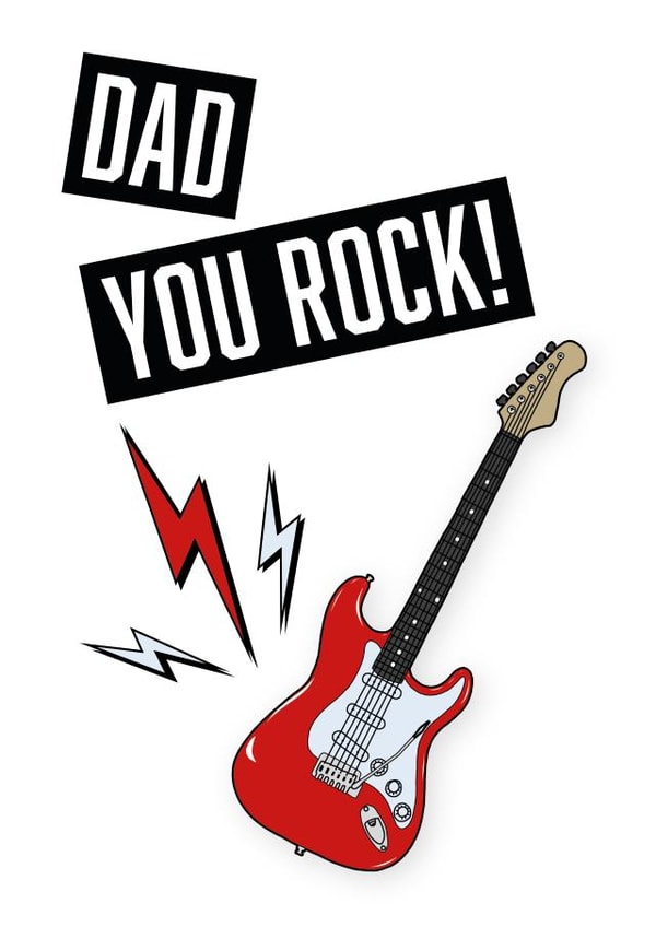 Rocking Dads on Father's Day created by Maisie Bowes