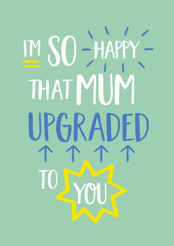 Mum Upgraded Mother's Day Card created by Elaine Miles