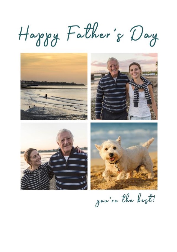 Happy Father's Day photo card created by thortful Designs