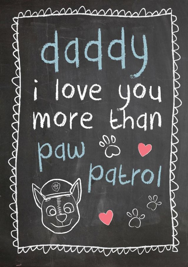 DADDY FATHERS DAY Father's Day Card 15207 created by Mad Philomena