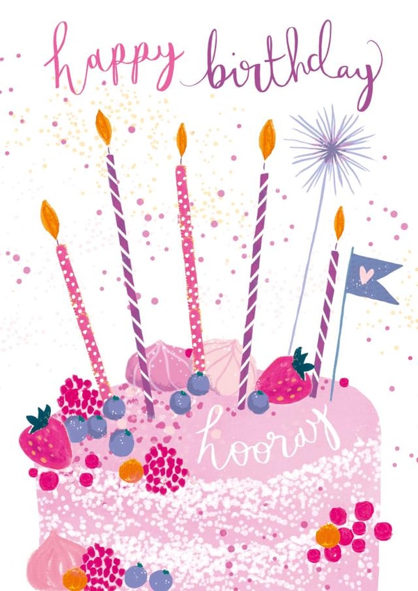 hooray cake Birthday Card 18245 created by Hotchpotch 