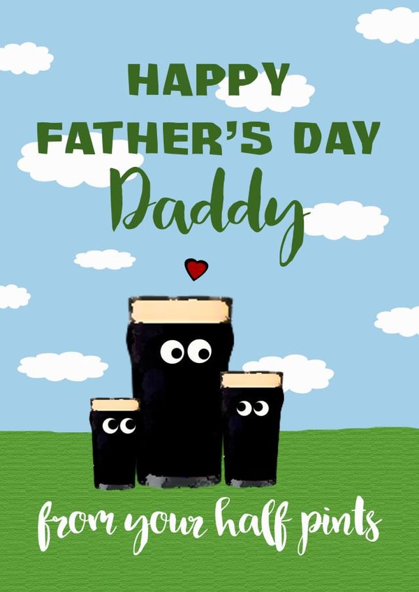 Daddy Guinness Father's Day Card 7194 created by Giddy Kipper