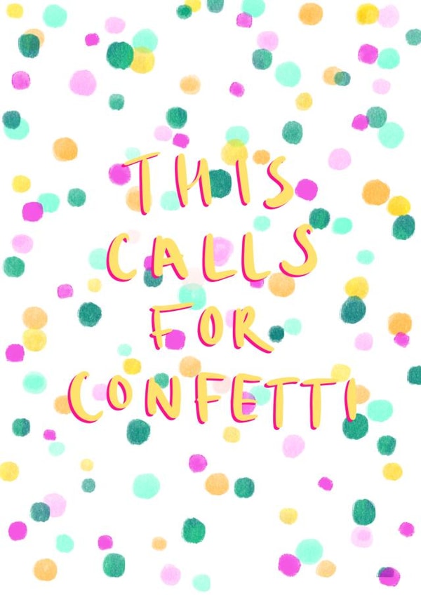 celebration confetti Card 30255 created by Sophie Wade