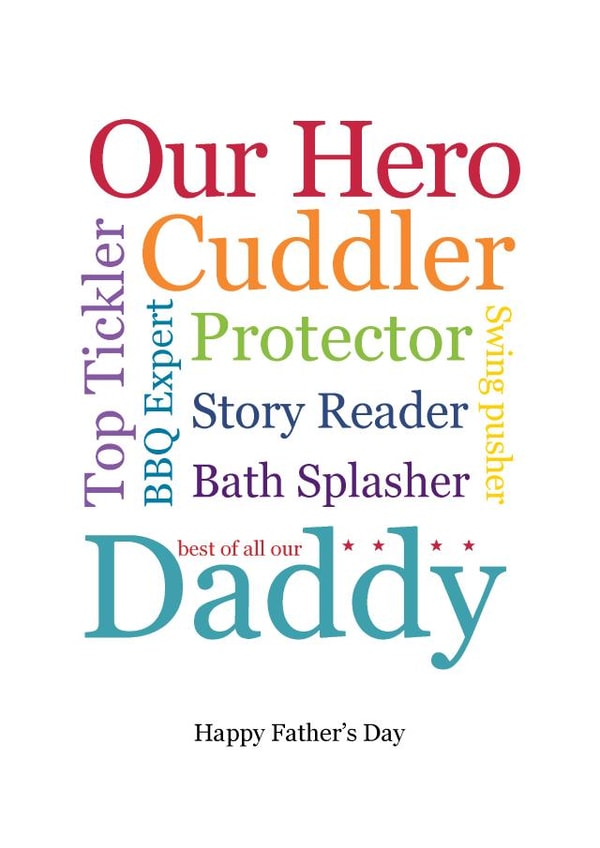 Best of all Father's Day card created by Spotty N Stripy