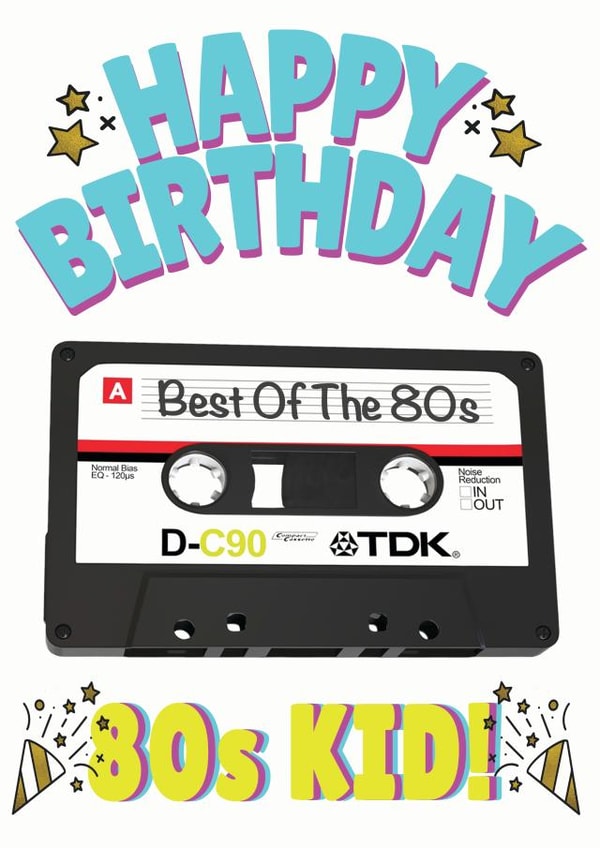 80s kid Birthday Card 13070 created by ShortRound888
