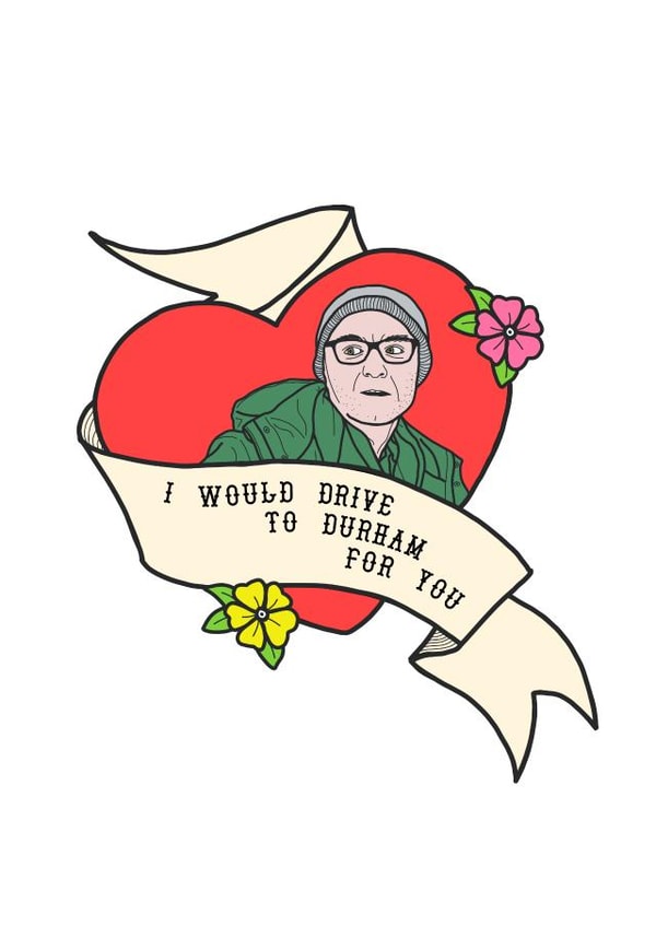 durham dominic cummings Anniversary Card 41497 created by Maisie Bowes