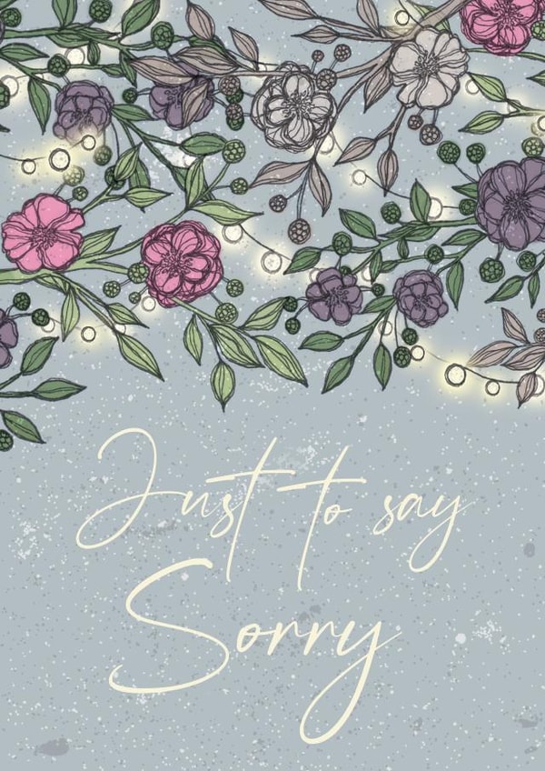 just to say apology Sorry Card 2897 created by Shiv Makes Things