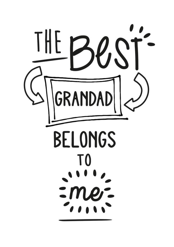 best grandad Father's Day Card 9693 created by Jodie Gaul & Co