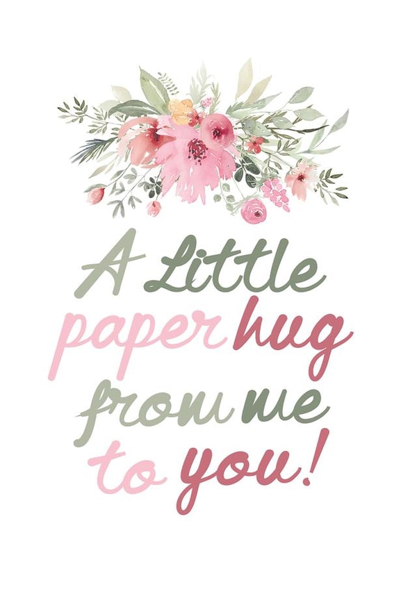 paper hug floral Just because Card 9694 created by Jodie Gaul & Co