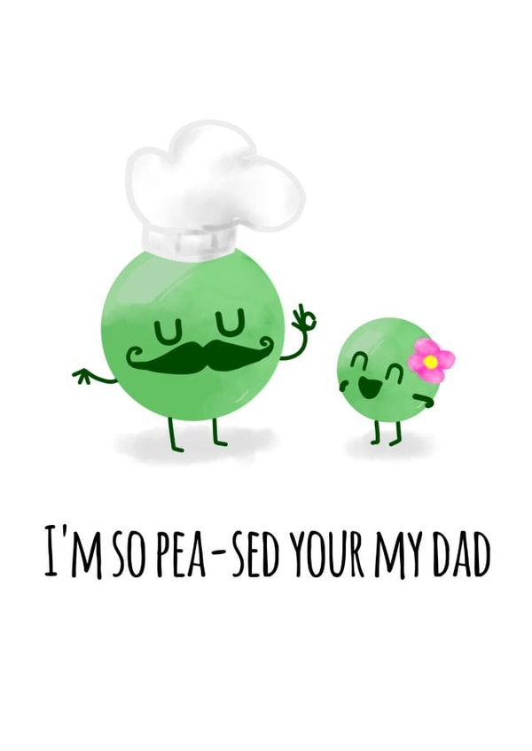 peas kids Father's Day Card 43257 created by Mahi Savani