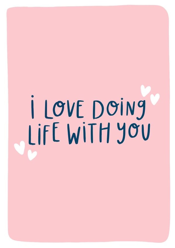 love doing Love & Friendship Card 18055 created by katie illustrated