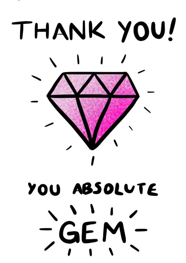 thank you absolute Thank You Card 8030 created by Bloom & Lark Designs