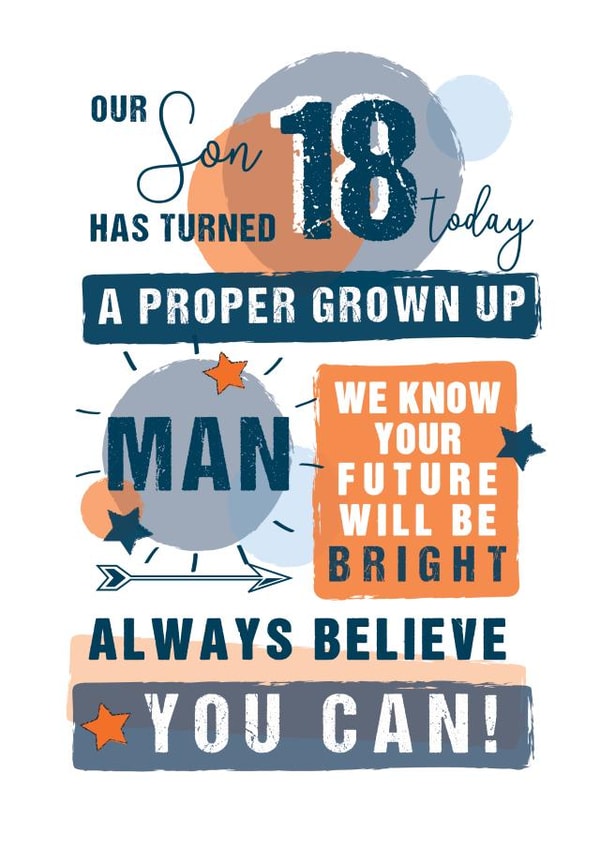 SON 18 Birthday Card 15220 created by Mad Philomena