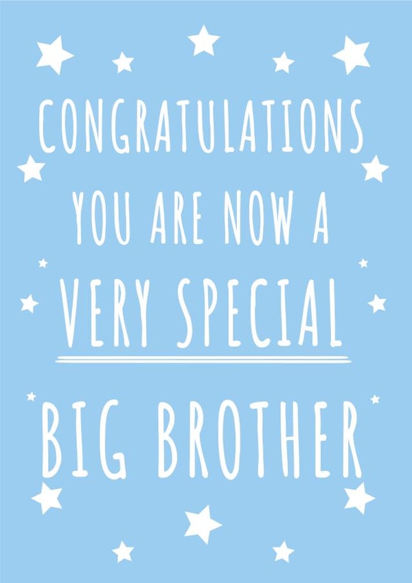 big brother New Baby Card 16136 created by Creative Gemz