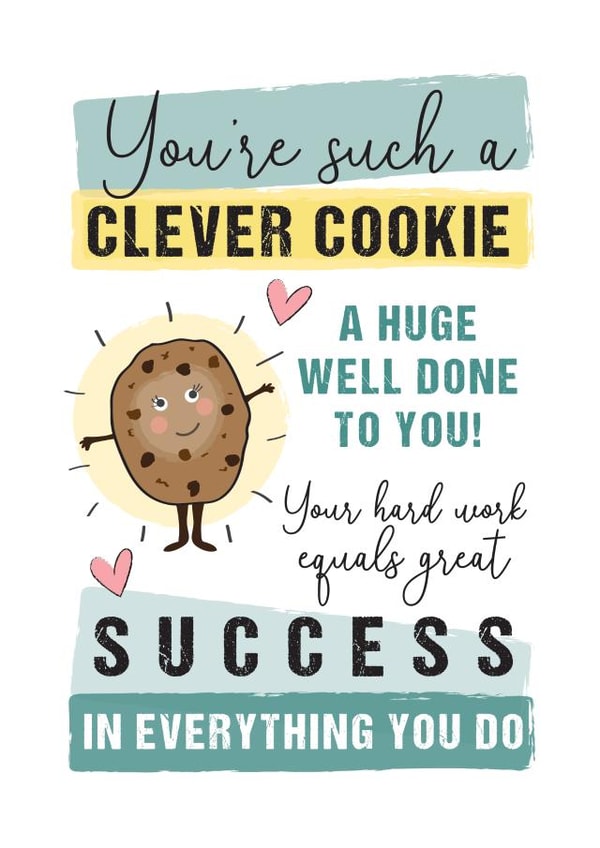 clever cookie Graduation Card 15227 created by Mad Philomena
