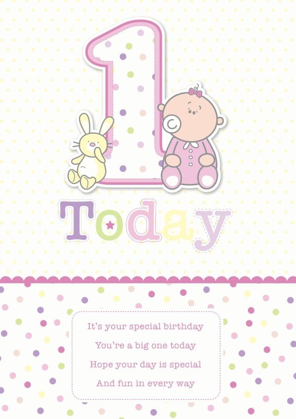 1 1st Birthday Card 18893 created by Goochicoo Designs