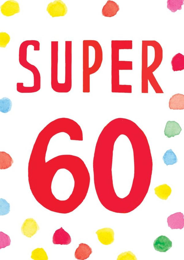 60 60th Birthday Card 17683 created by Earlybird