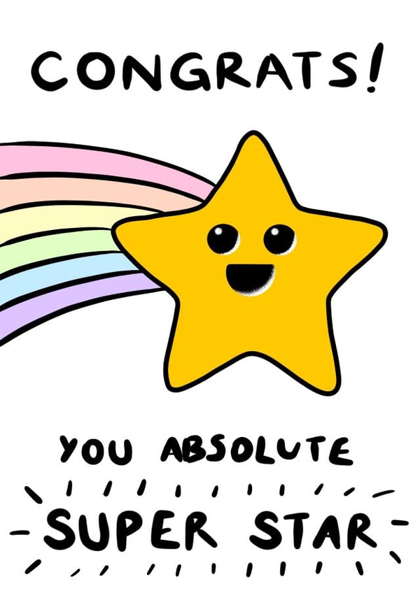 Exam congratulations Just because Card 8032 created by Bloom & Lark Designs