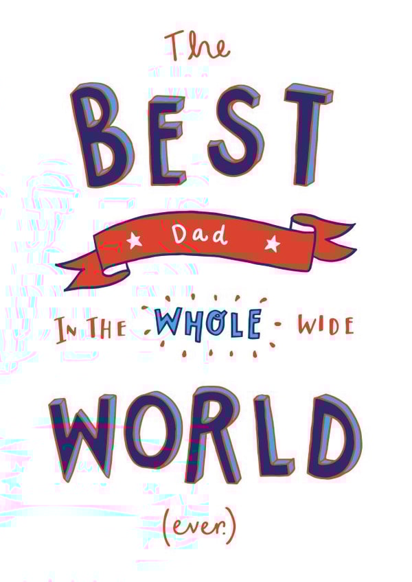 best dad Father's Day Card 43525 created by Jen Roffe