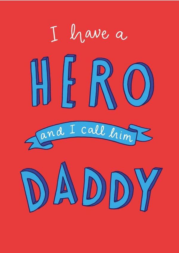 hero daddy Father's Day Card 18920 created by Jen Roffe